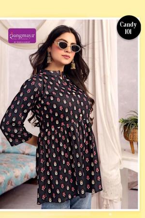 Rangmaya candy vol-14 short top kurti set wholesale
